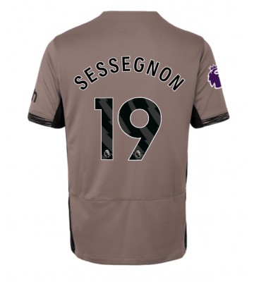 Tottenham Hotspur Ryan Sessegnon #19 Tercera Equipación Mujer 2023-24 Manga Corta